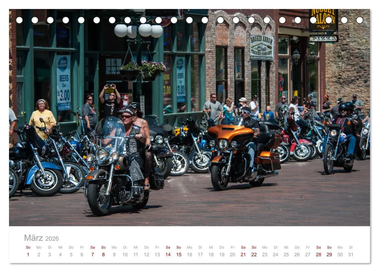 Bild: 9783457910795 | Sturgis - Die berühmteste Motorrad-Rallye der Welt (Tischkalender...