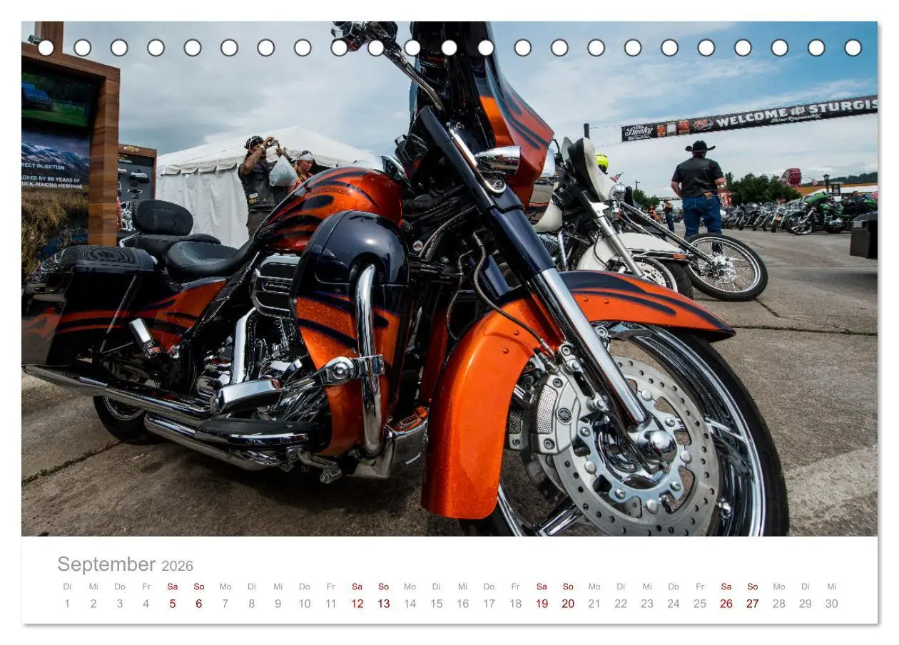 Bild: 9783457910795 | Sturgis - Die berühmteste Motorrad-Rallye der Welt (Tischkalender...