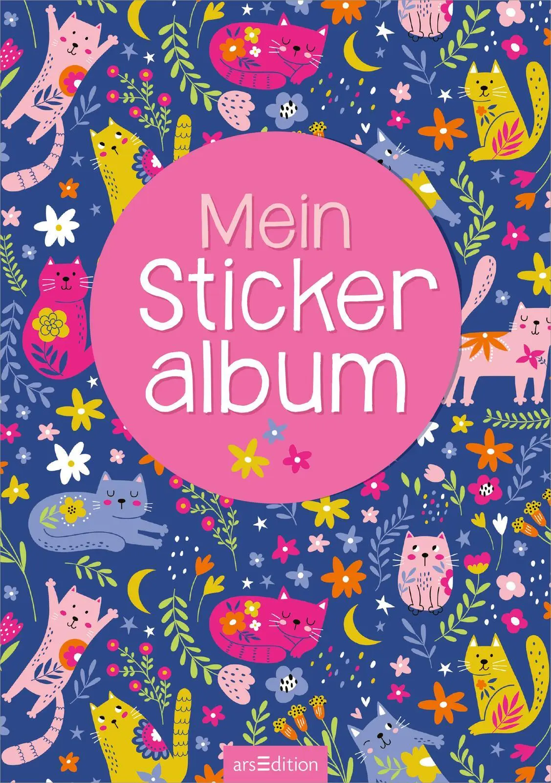 Bild: 4014489130895 | Mein Stickeralbum - Katzen | Broschüre | Stickeralbum | Softcover