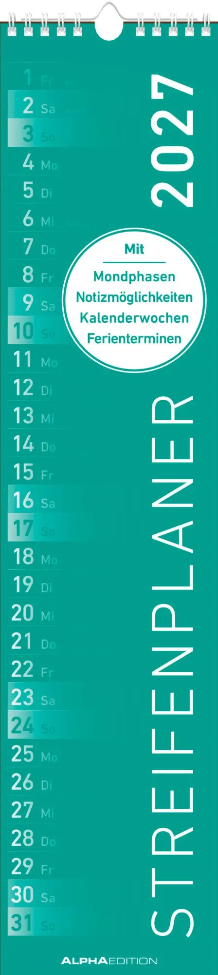 Cover: 4069095010895 | Streifenplaner MINT 2027 | Neumann Verlage GmbH &amp; Co KG | Kalender