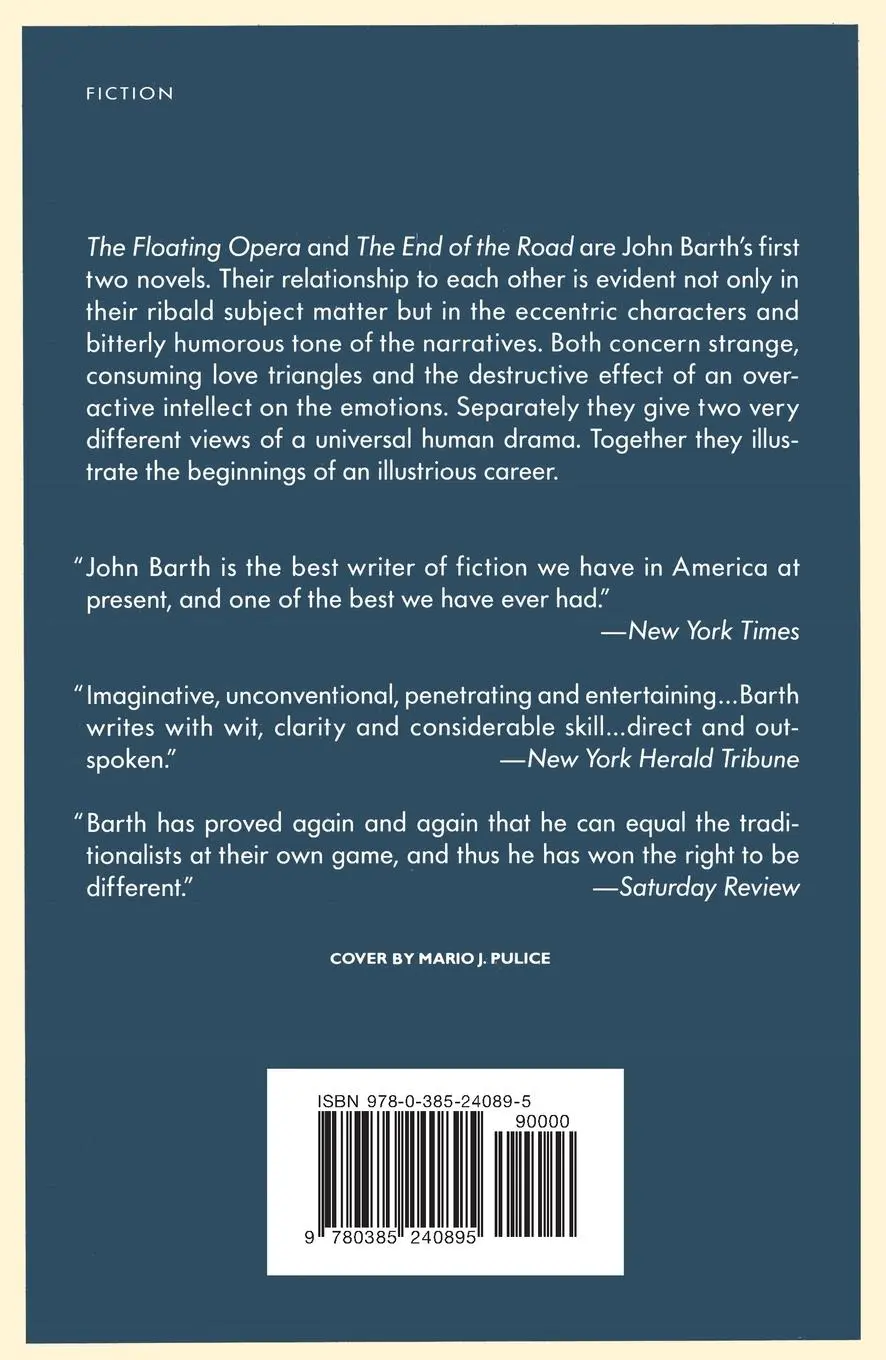 Rückseite: 9780385240895 | The Floating Opera and The End of the Road | John Barth | Taschenbuch
