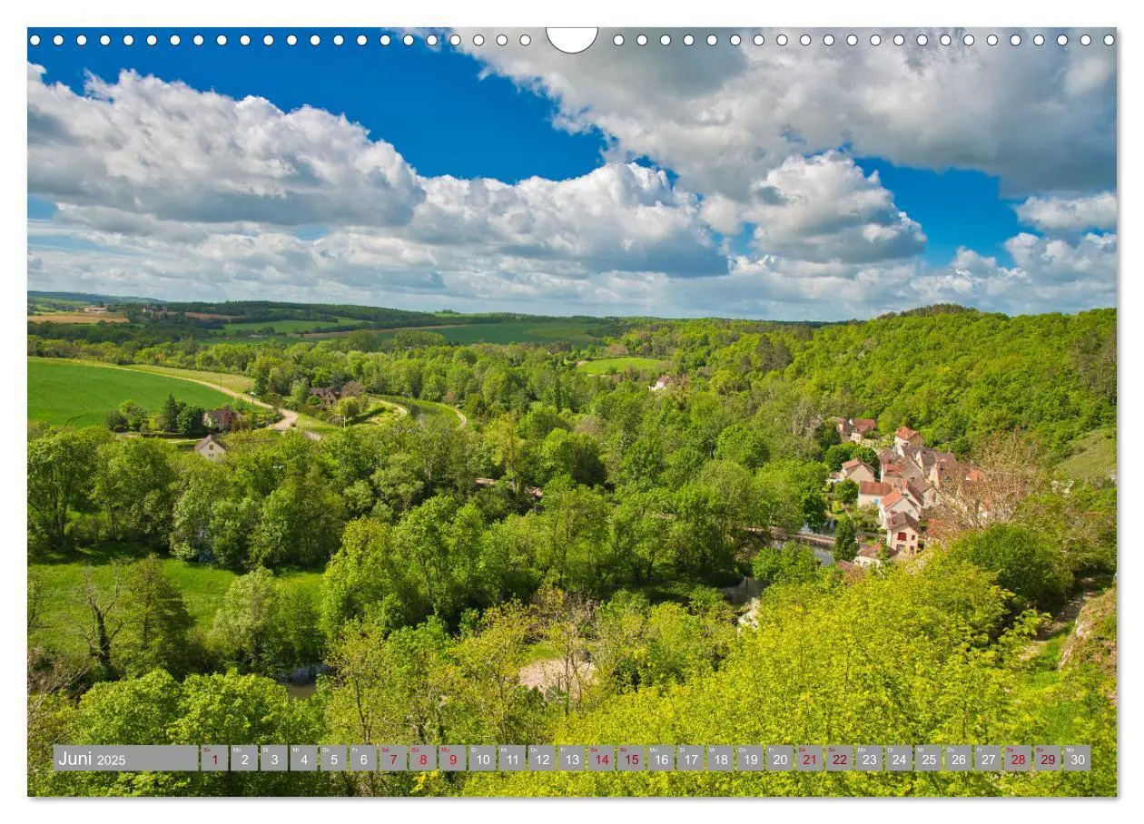 Bild: 9783435050895 | Zauberhaftes Burgund (Wandkalender 2025 DIN A3 quer), CALVENDO...