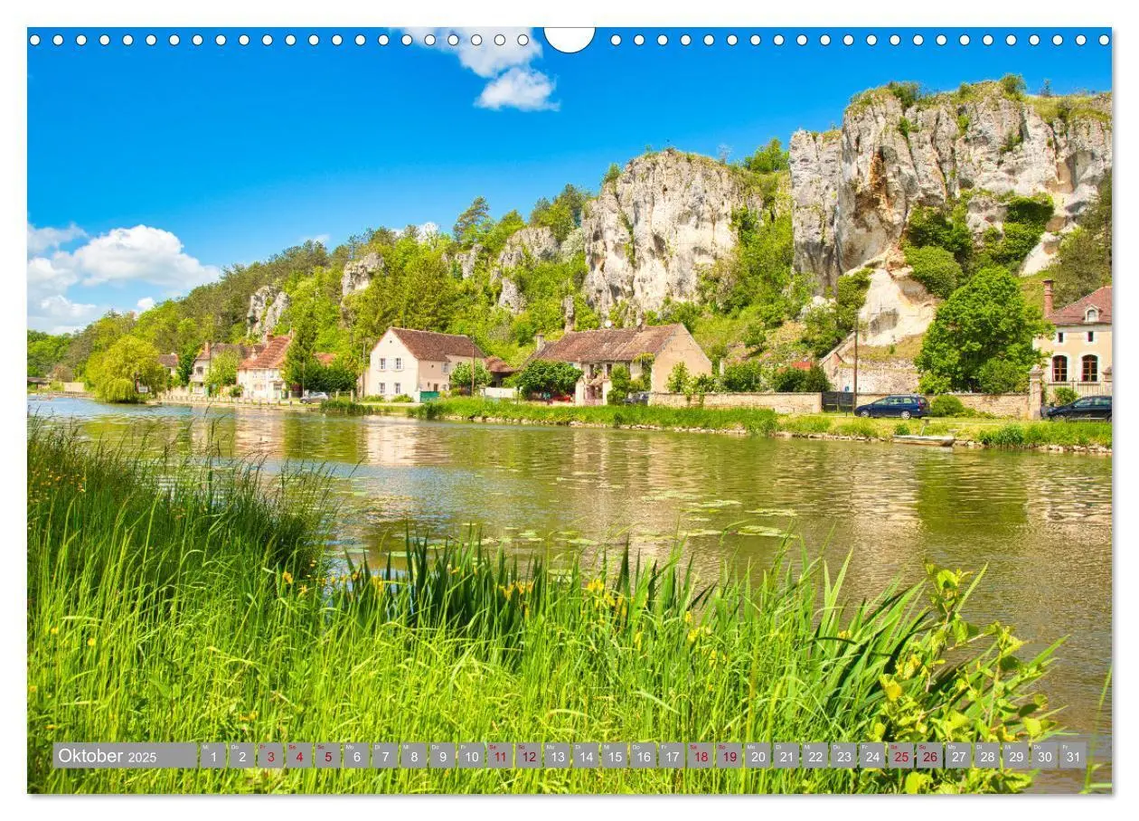 Bild: 9783435050895 | Zauberhaftes Burgund (Wandkalender 2025 DIN A3 quer), CALVENDO...