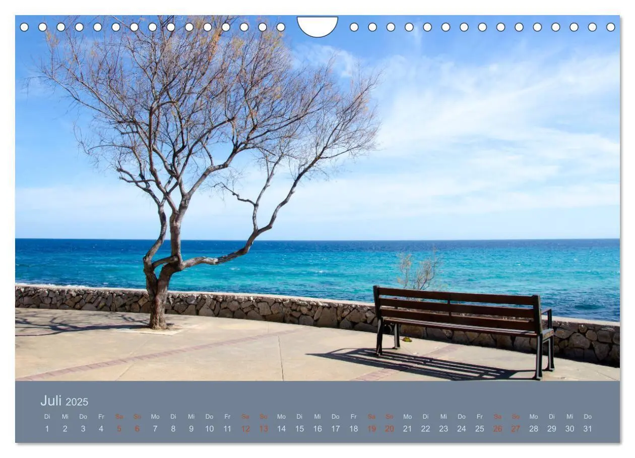 Bild: 9783435430895 | Tag am Meer (Wandkalender 2025 DIN A4 quer), CALVENDO Monatskalender