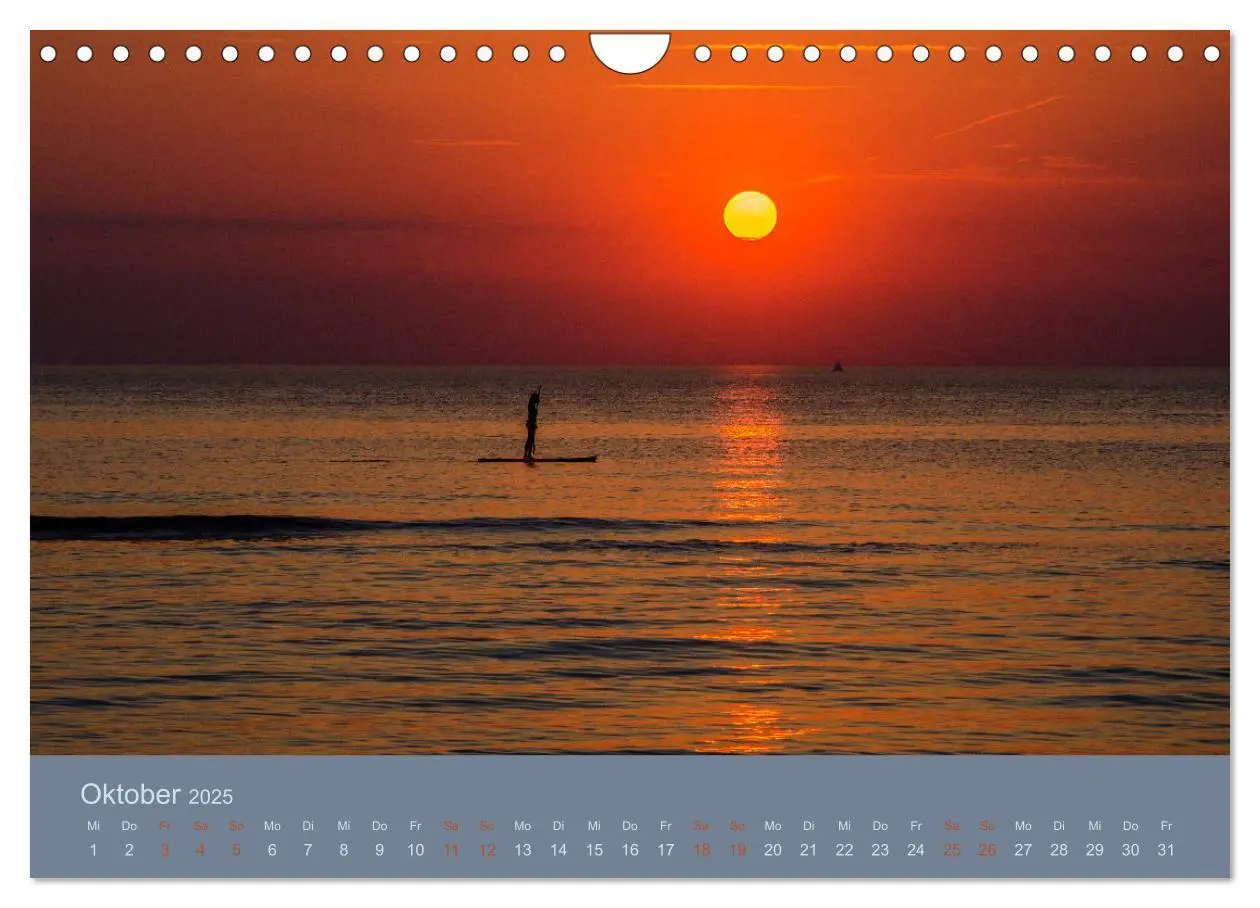 Bild: 9783435430895 | Tag am Meer (Wandkalender 2025 DIN A4 quer), CALVENDO Monatskalender