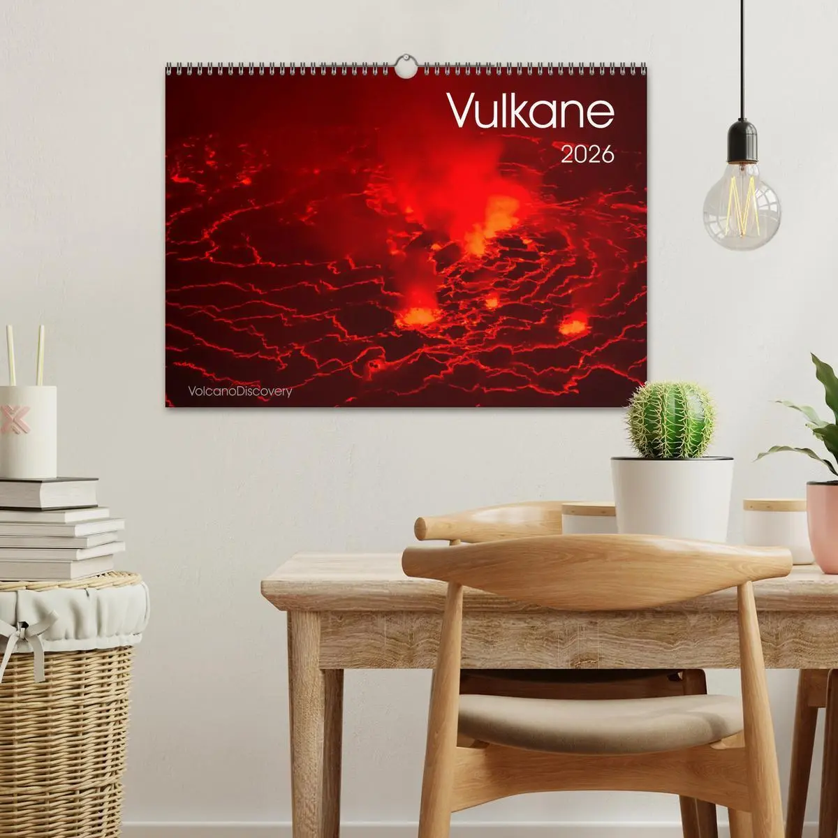 Bild: 9783457760895 | Vulkane 2026 (Wandkalender 2026 DIN A3 quer), CALVENDO Monatskalender