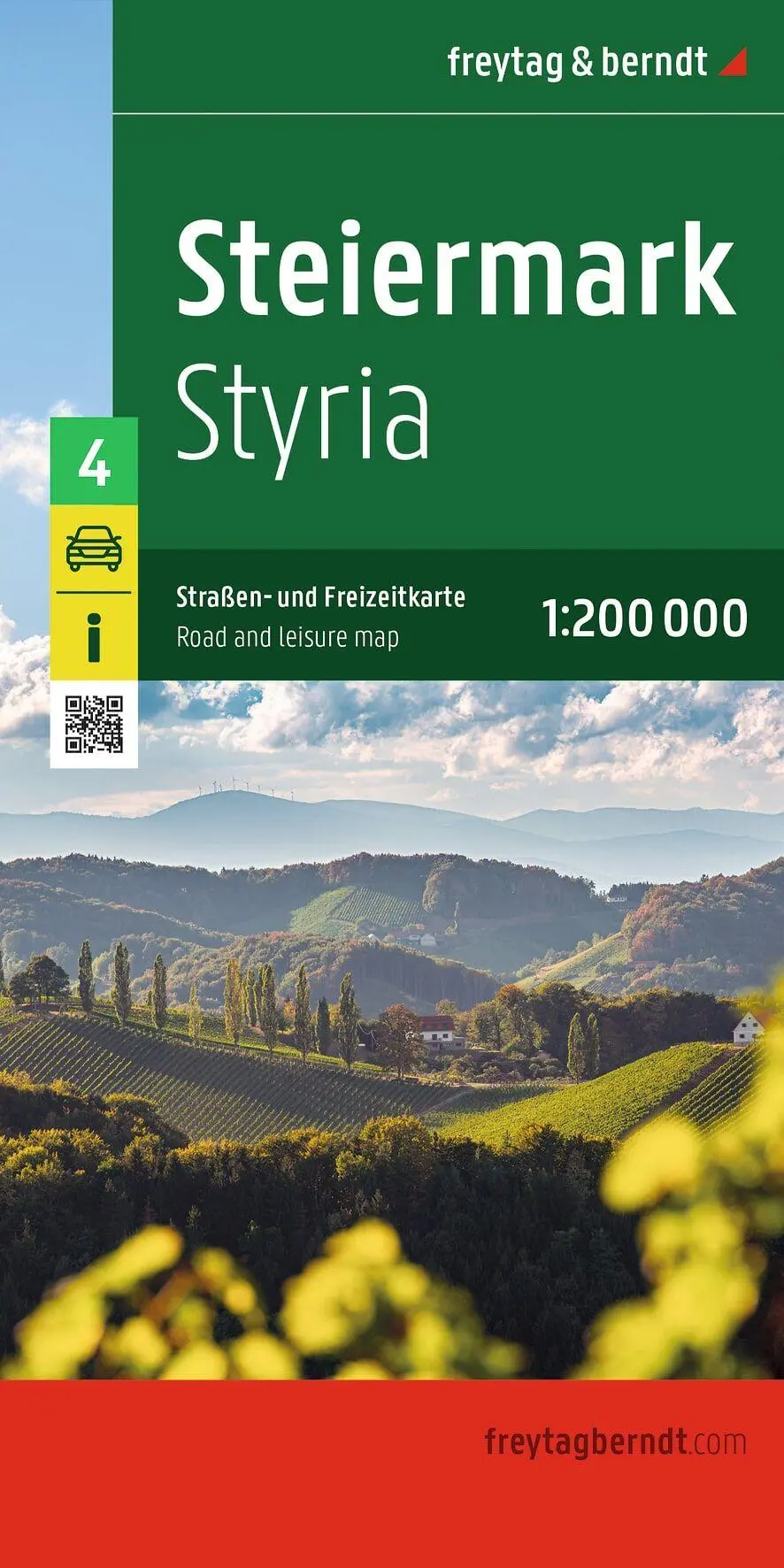 Cover: 9783707920895 | Steiermark, Straßen- und Freizeitkarte 1:200.000, freytag &amp; berndt