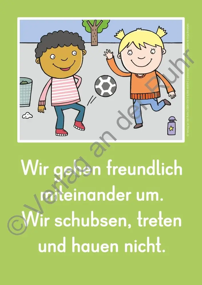 Bild: 9783834640895 | Gut durch den (Ganz-) Tag Unsere Regeln in Ganztag und Hort | Poster