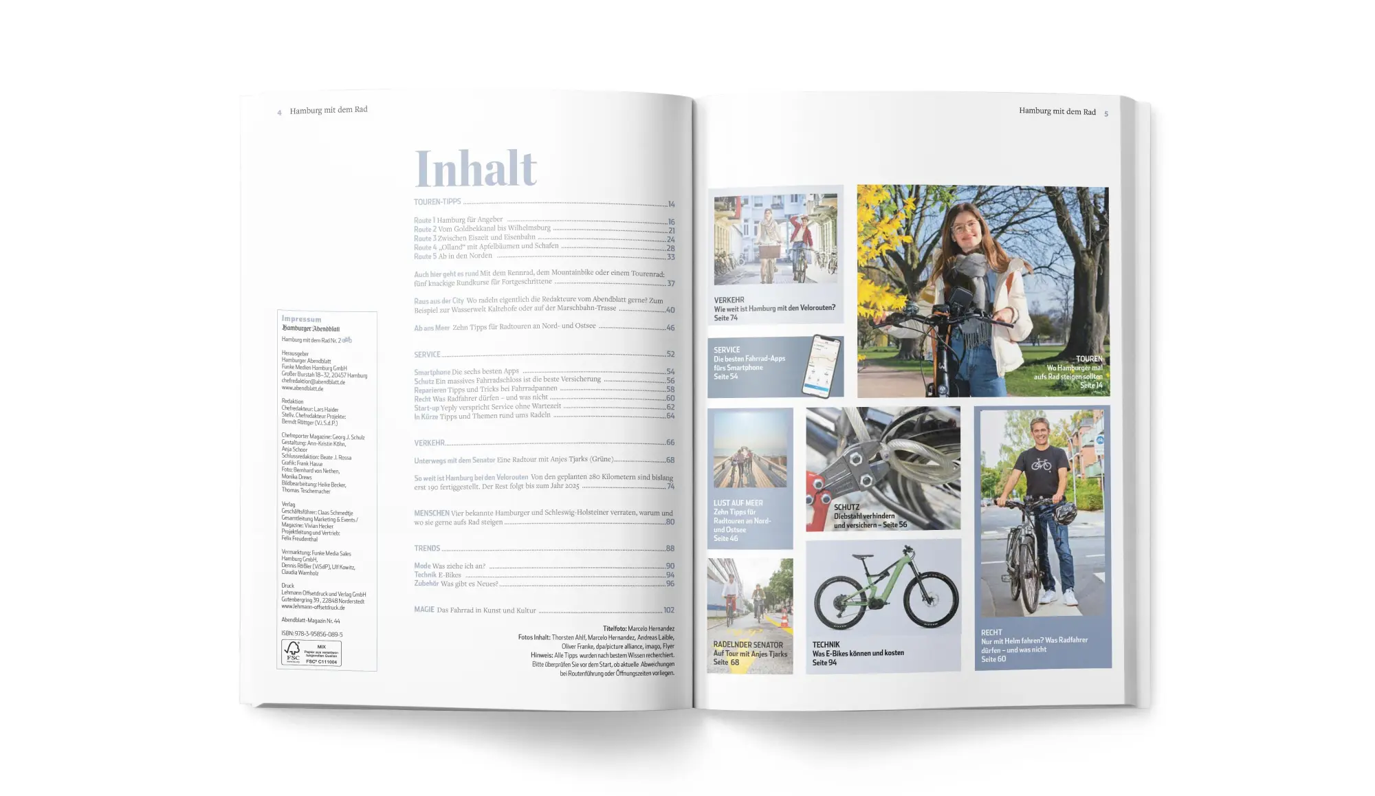 Bild: 9783958560895 | Hamburg mit dem Rad - Ausgabe 2 | Hamburger Abendblatt | Taschenbuch