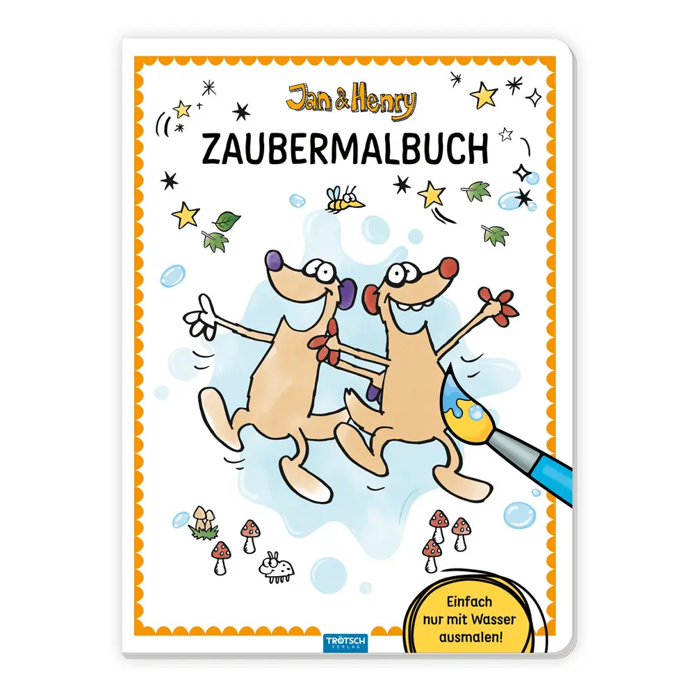 Cover: 9783988020895 | Trötsch Malbuch Jan und Henry Zaubermalbuch | Malbuch Ausmalbuch