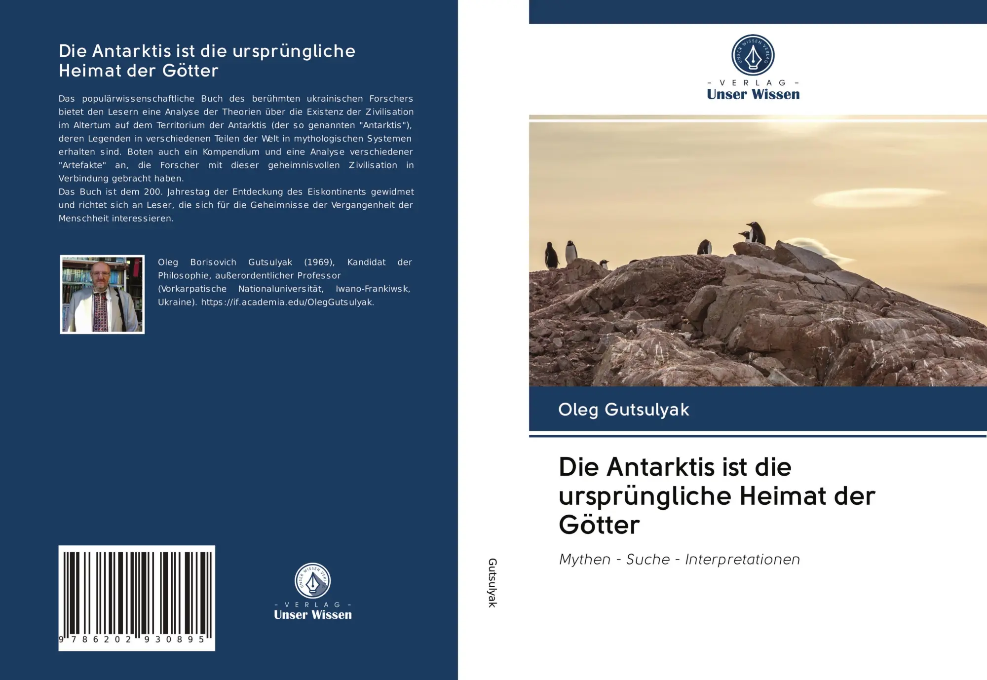 Cover: 9786202930895 | Die Antarktis ist die ursprüngliche Heimat der Götter | Oleg Gutsulyak