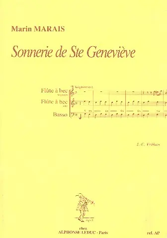 Cover: 9790046270895 | Sonnerie De Sainte Genevieve | Marin-Marais | Buch | Alphonse Leduc