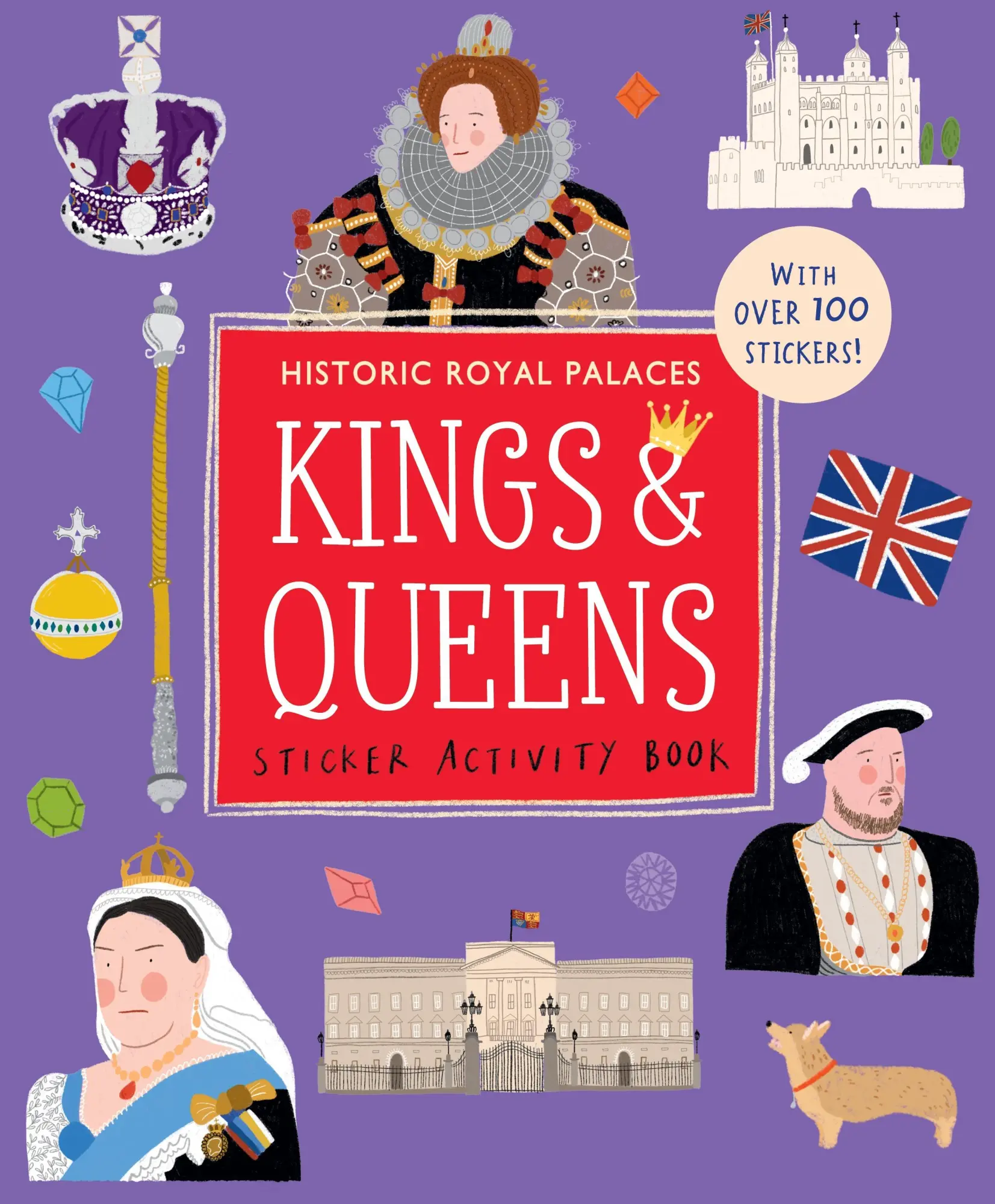 Cover: 9781406390995 | Kings and Queens Sticker Activity Book | Jessica Smith | Taschenbuch
