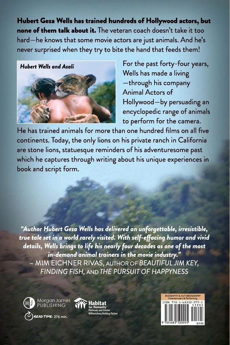 Rückseite: 9781683500995 | Lights, Camera, Lions | Memoirs of a Real-Life Dr. Doolittle | Wells