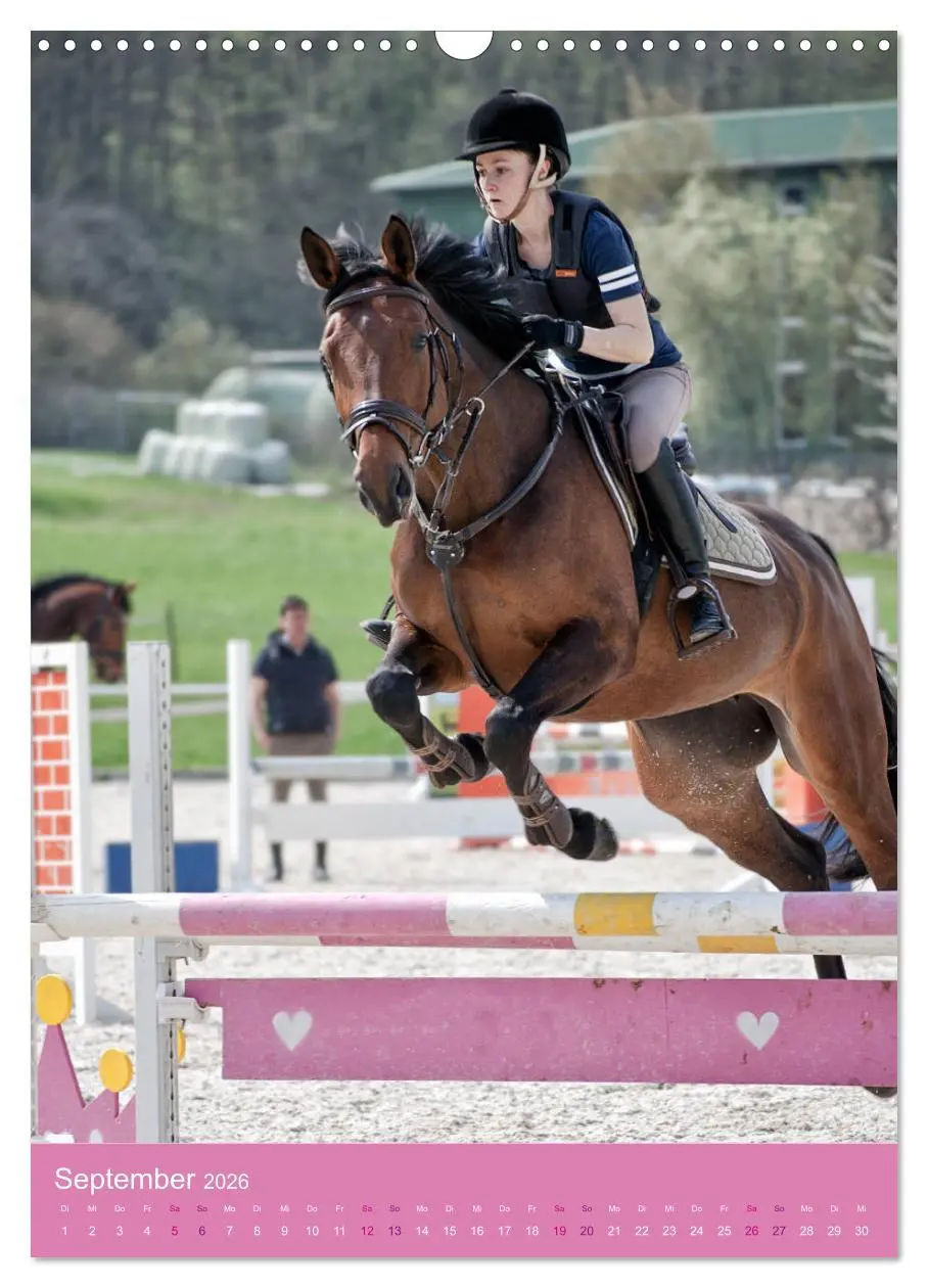 Bild: 9783516390995 | Springreiter in Aktion (Wandkalender 2026 DIN A3 hoch), CALVENDO...