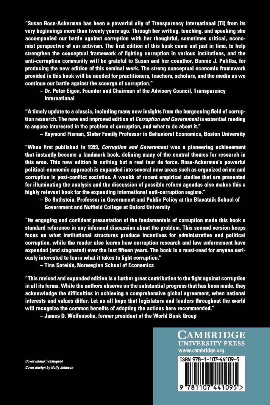 Rückseite: 9781107441095 | Corruption and Government 2ed | Susan Rose-Ackerman (u. a.) | Buch