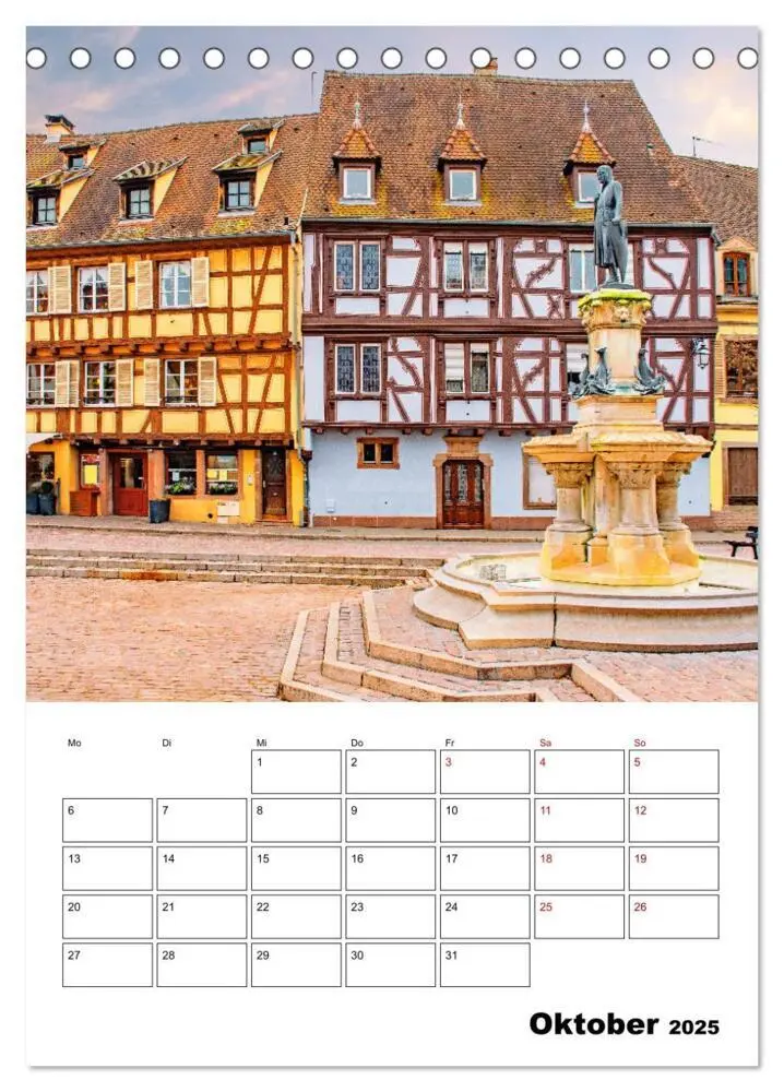 Bild: 9783435861095 | Elsass - Impressionen (Tischkalender 2025 DIN A5 hoch), CALVENDO...