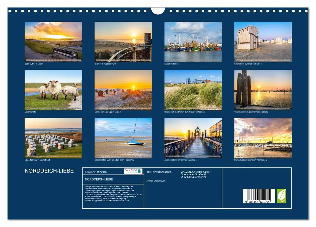 Bild: 9783457641095 | NORDDEICH-LIEBE (Wandkalender 2026 DIN A3 quer), CALVENDO...