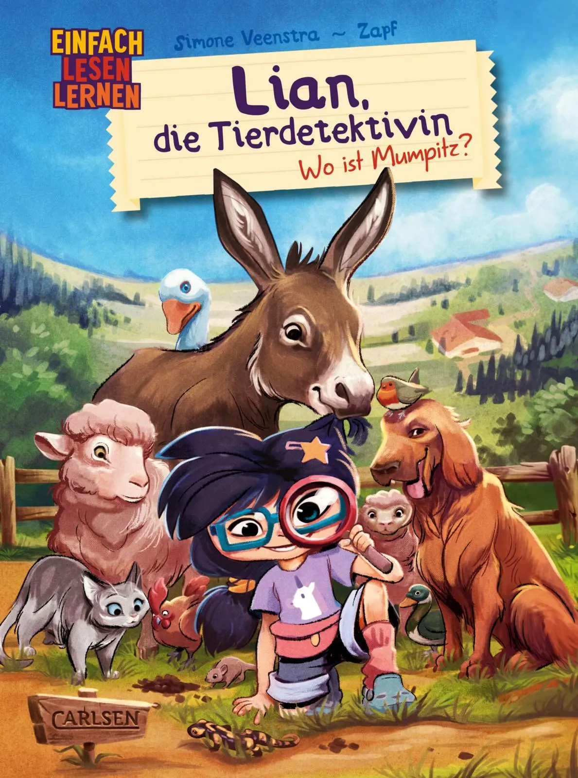 Cover: 9783551691095 | Lian, die Tierdetektivin 1: Wo ist Mumpitz? | Simone Veenstra | Buch