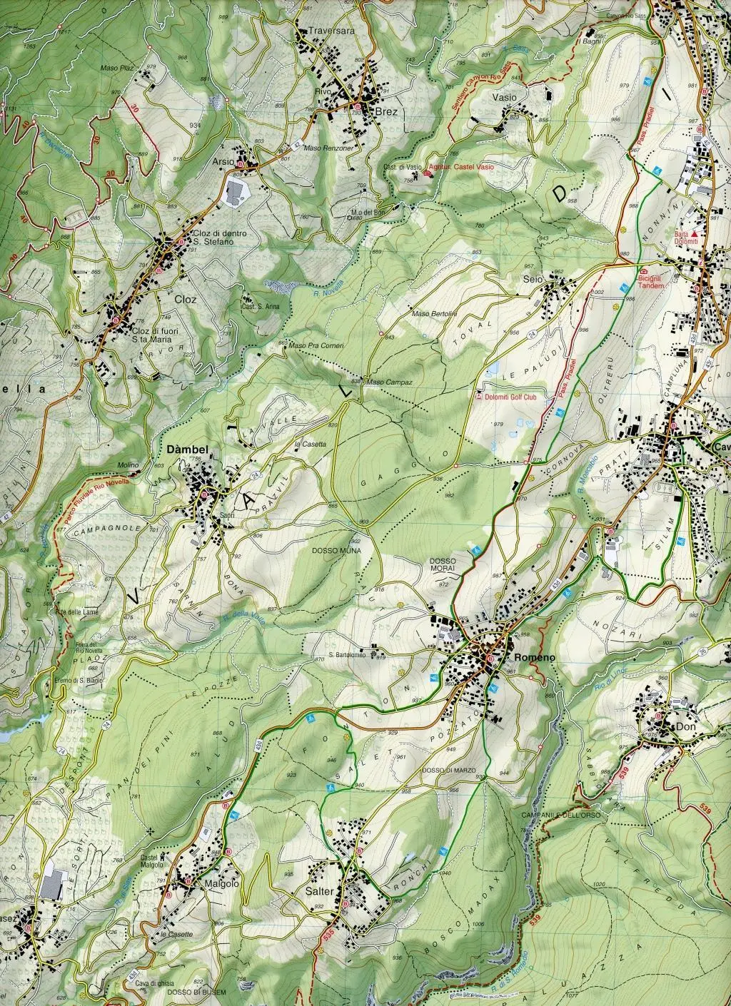 Bild: 9788883151095 | Val di Non - Le Maddalene - Cles - Roén - Mendola 1:25.000 | 2016