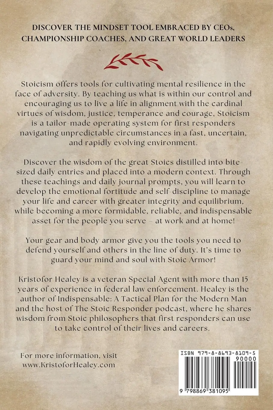 Rückseite: 9798869381095 | In Valor | 365 Meditations for First Responders | Kristofor Healey