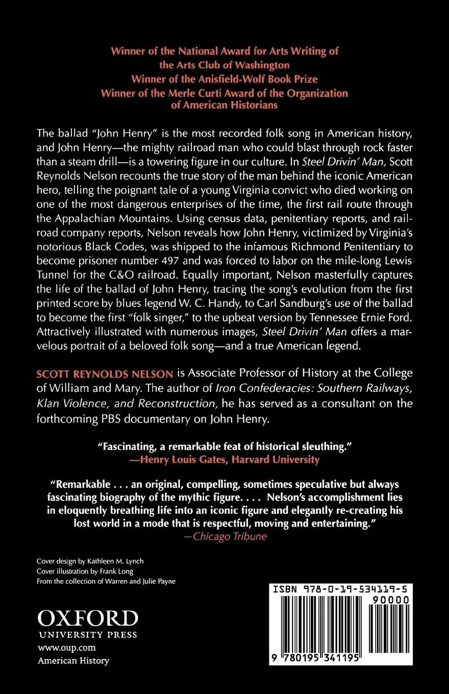 Rückseite: 9780195341195 | Steel Drivin' Man | John Henry, the Untold Story of an American Legend