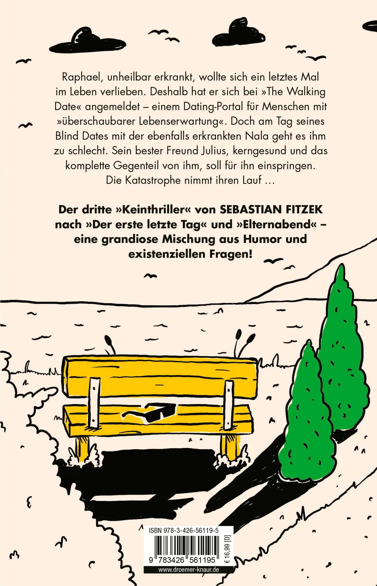 Rückseite: 9783426561195 | Horror-Date | Sebastian Fitzek | Taschenbuch | 336 S. | Deutsch | 2025