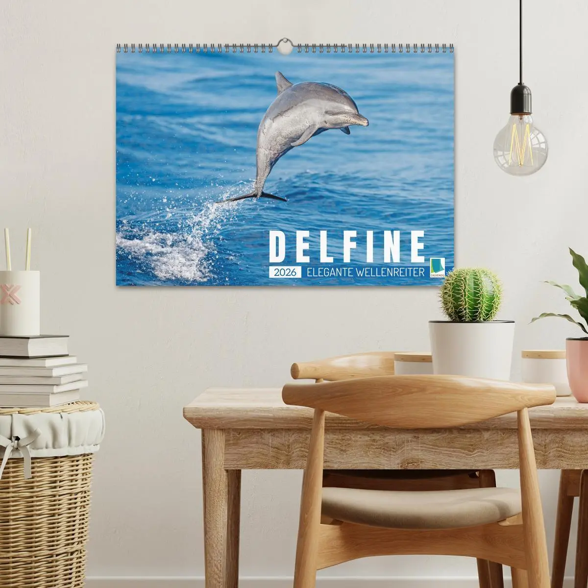 Bild: 9783457491195 | Delfine: Elegante Wellenreiter (Wandkalender 2026 DIN A3 quer),...