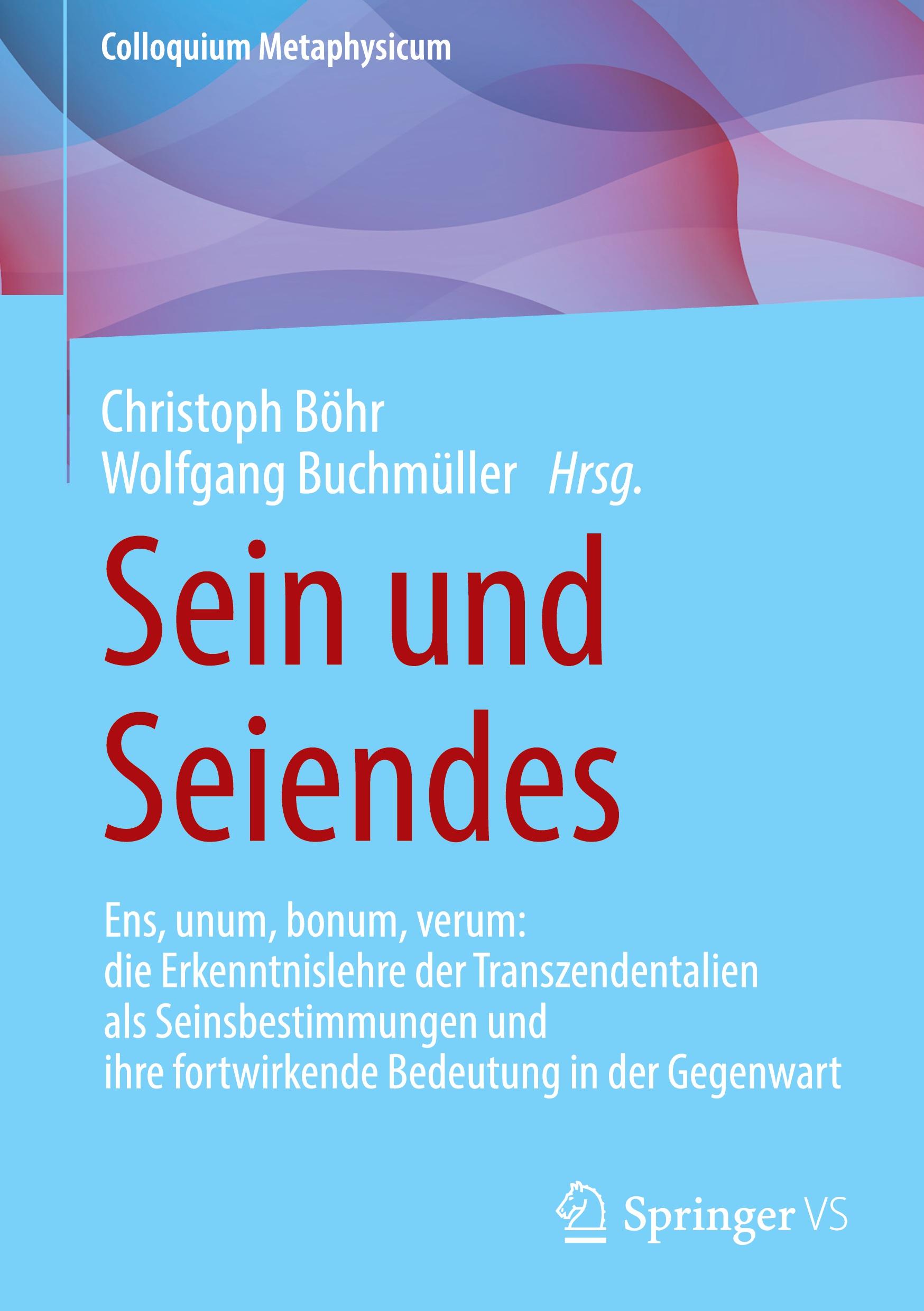 Cover: 9783658391195 | Sein und Seiendes | Christoph Böhr (u. a.) | Buch | XIII | Deutsch