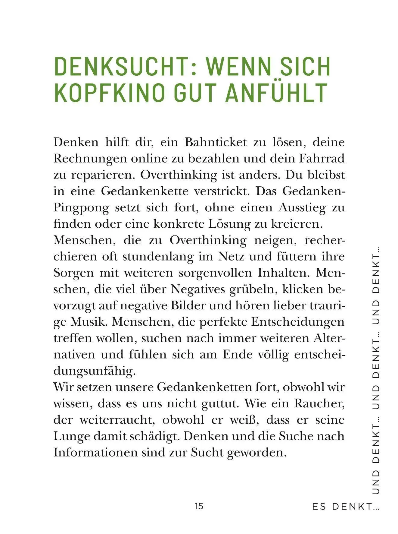 Bild: 9783758901195 | Die 1-Minuten-Strategie gegen Overthinking | Matthias Hammer | Buch