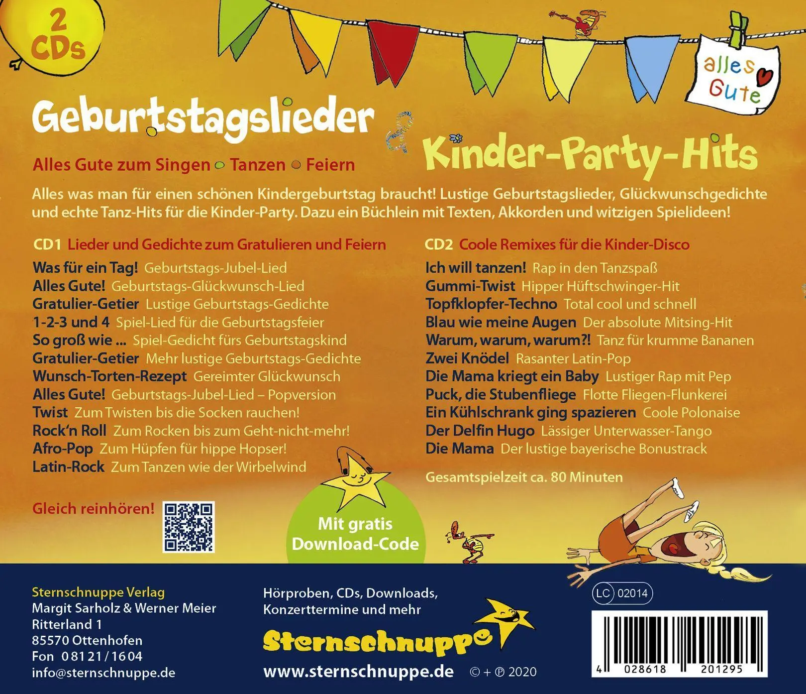 Bild: 4028618201295 | Geburtstagslieder &amp; Kinder-Party-Hits | Margit Sarholz | Audio-CD