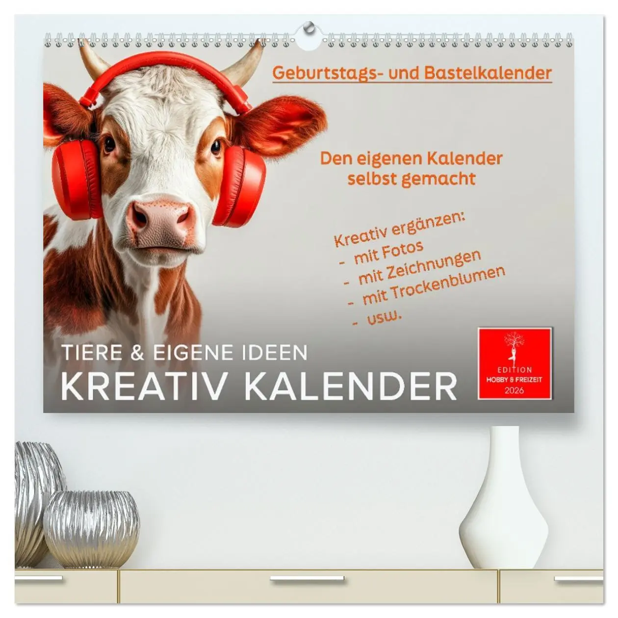 Cover: 9783457311295 | Kreativ Kalender - Tiere &amp; eigene Ideen (hochwertiger Premium...