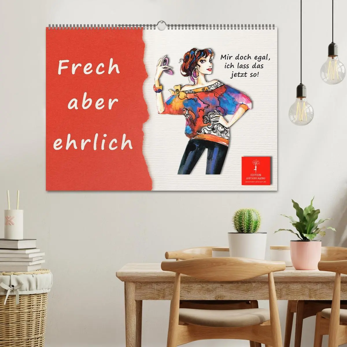 Bild: 9783457551295 | Frech aber ehrlich (Wandkalender 2026 DIN A2 quer), CALVENDO...