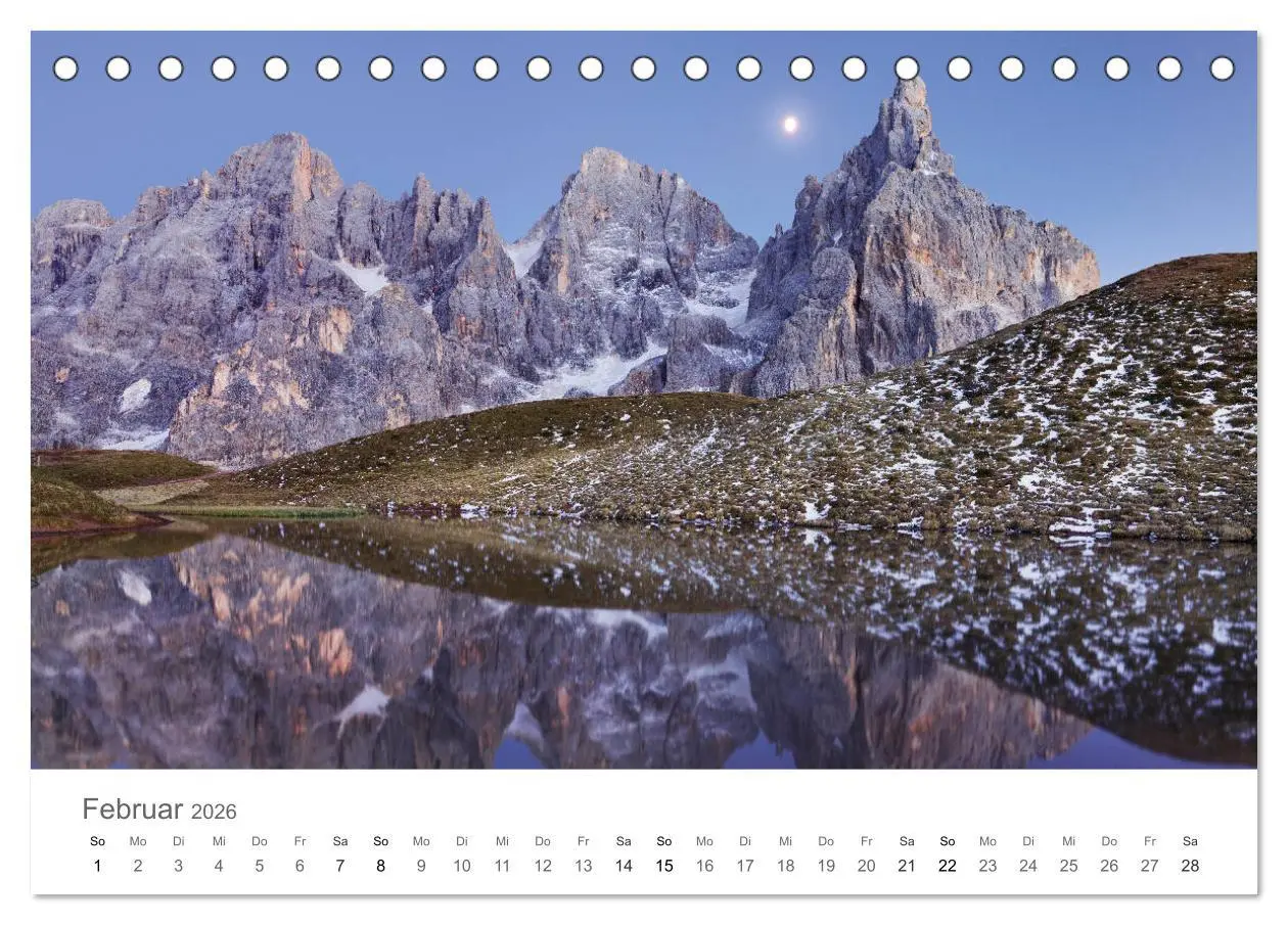 Bild: 9783457861295 | Die Schönheit der Alpen (Tischkalender 2026 DIN A5 quer), CALVENDO...