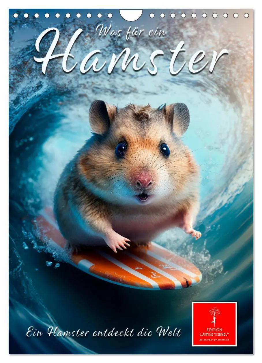 Cover: 9783516331295 | Was für ein Hamster (Wandkalender 2026 DIN A4 hoch), CALVENDO...