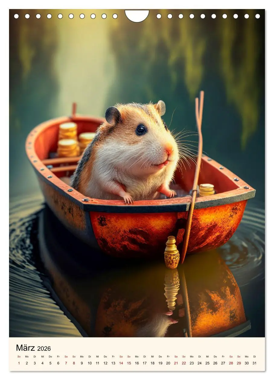 Bild: 9783516331295 | Was für ein Hamster (Wandkalender 2026 DIN A4 hoch), CALVENDO...