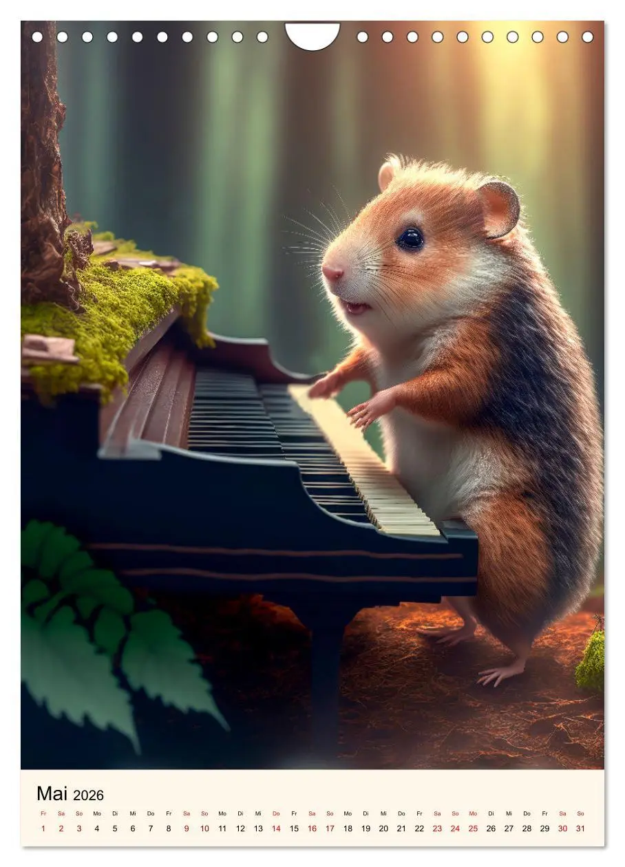 Bild: 9783516331295 | Was für ein Hamster (Wandkalender 2026 DIN A4 hoch), CALVENDO...