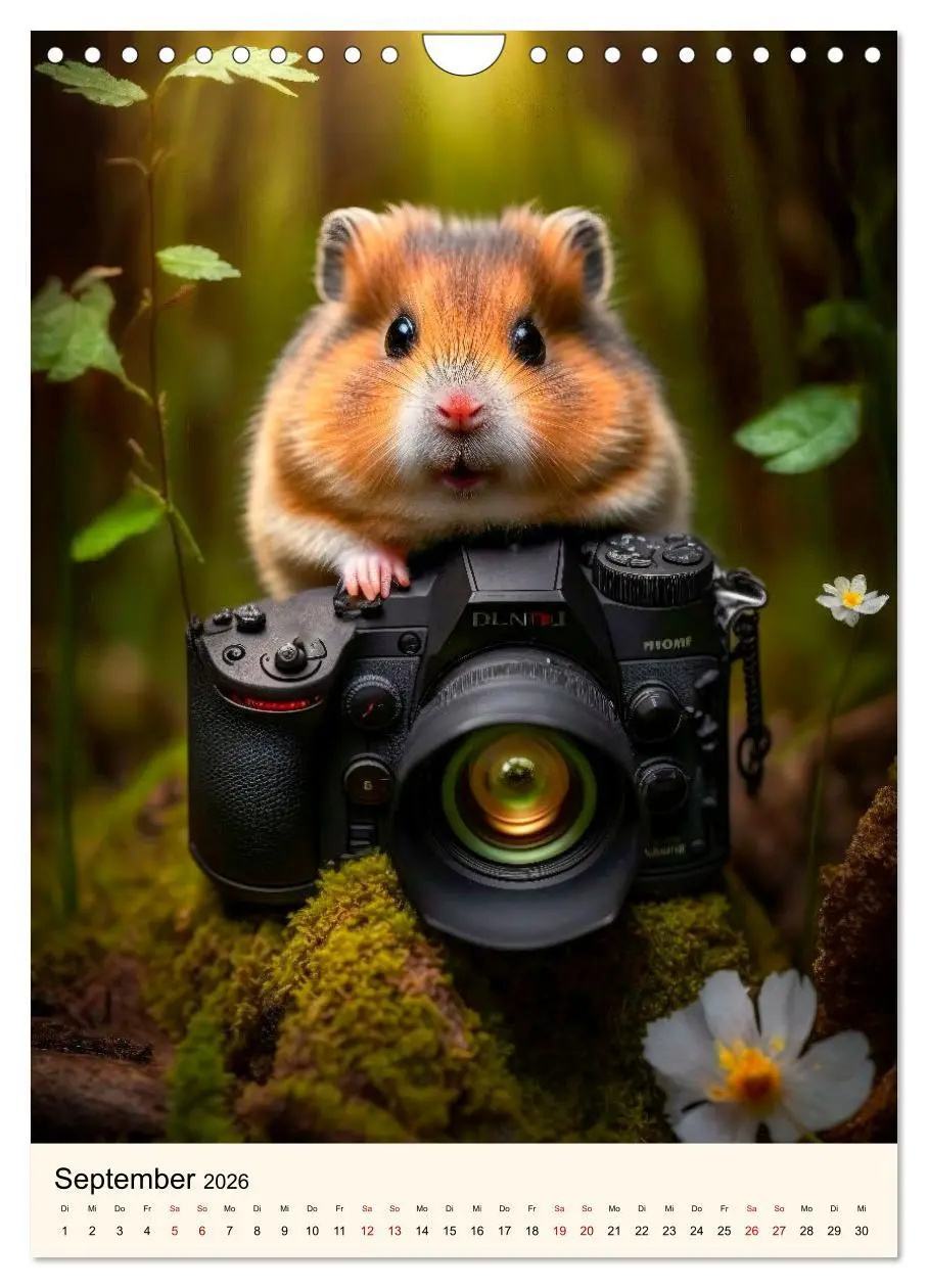 Bild: 9783516331295 | Was für ein Hamster (Wandkalender 2026 DIN A4 hoch), CALVENDO...