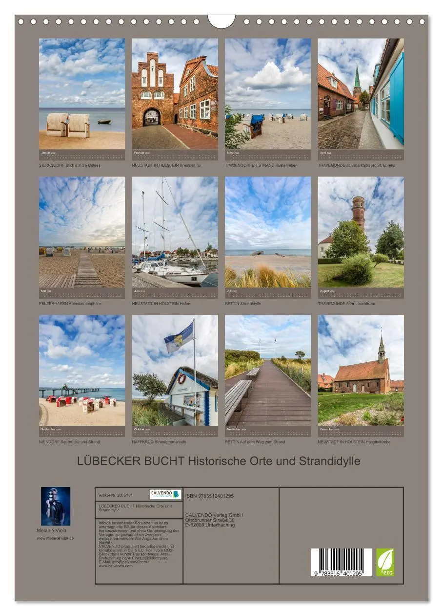 Bild: 9783516401295 | LÜBECKER BUCHT Historische Orte und Strandidylle (Wandkalender 2026...