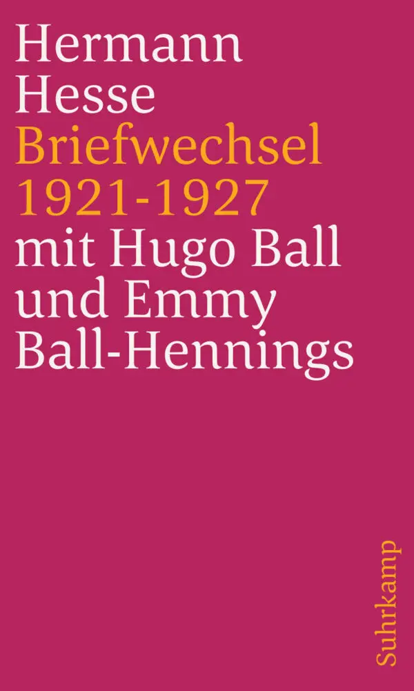 Cover: 9783518241295 | Briefwechsel 1921 bis 1927 | Hermann Hesse (u. a.) | Taschenbuch