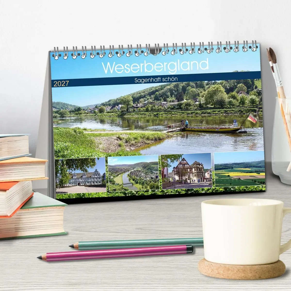 Bild: 9783569731295 | Weserbergland - sagenhaft schön (Tischkalender 2027 DIN A5 quer),...