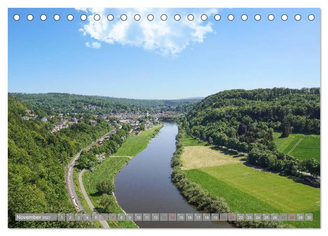 Bild: 9783569731295 | Weserbergland - sagenhaft schön (Tischkalender 2027 DIN A5 quer),...