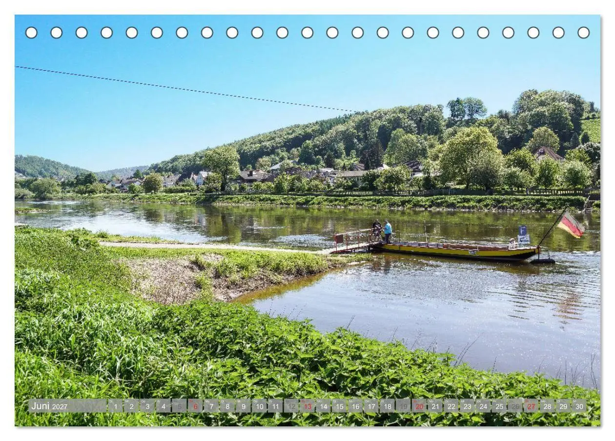 Bild: 9783569731295 | Weserbergland - sagenhaft schön (Tischkalender 2027 DIN A5 quer),...