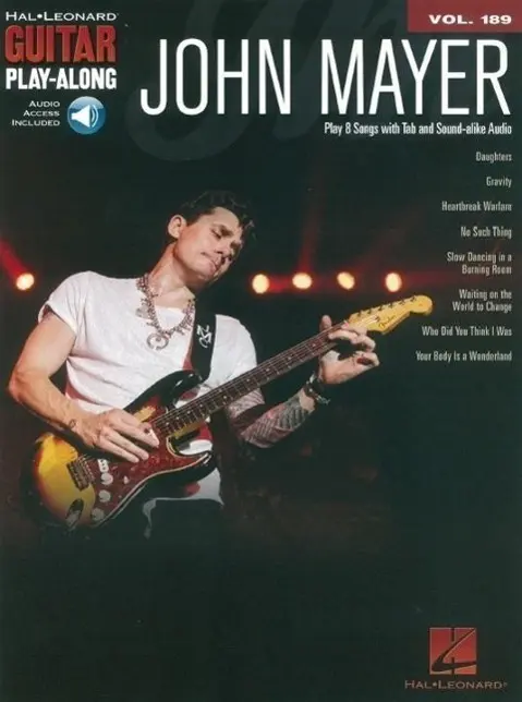 Cover: 888680061395 | John Mayer Guitar Play-Along Volume 189 Book/Online Audio | Buch