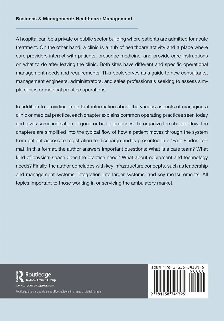Rückseite: 9781138341395 | Medical Clinics and Practices | Understanding How They Work and Why