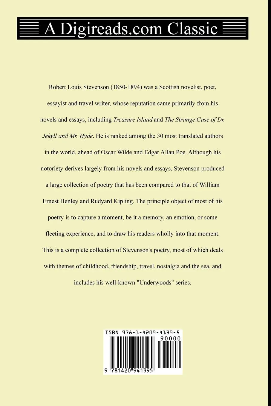 Rückseite: 9781420941395 | The Complete Poetry of Robert Louis Stevenson | Robert Louis Stevenson