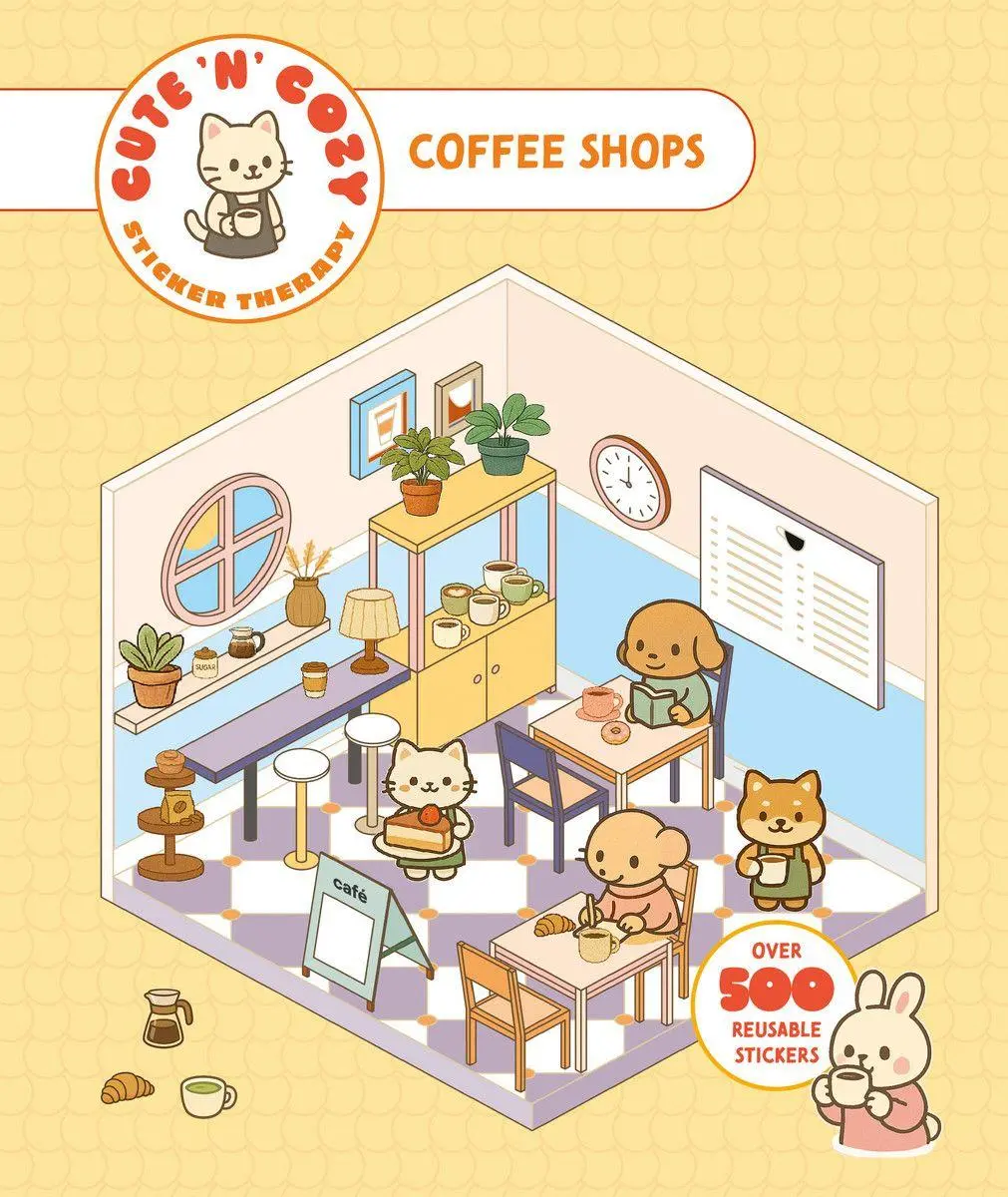 Cover: 9781837761395 | Cute 'n' Cozy Sticker Therapy: Coffee Shops | Sunita Nahar | Buch