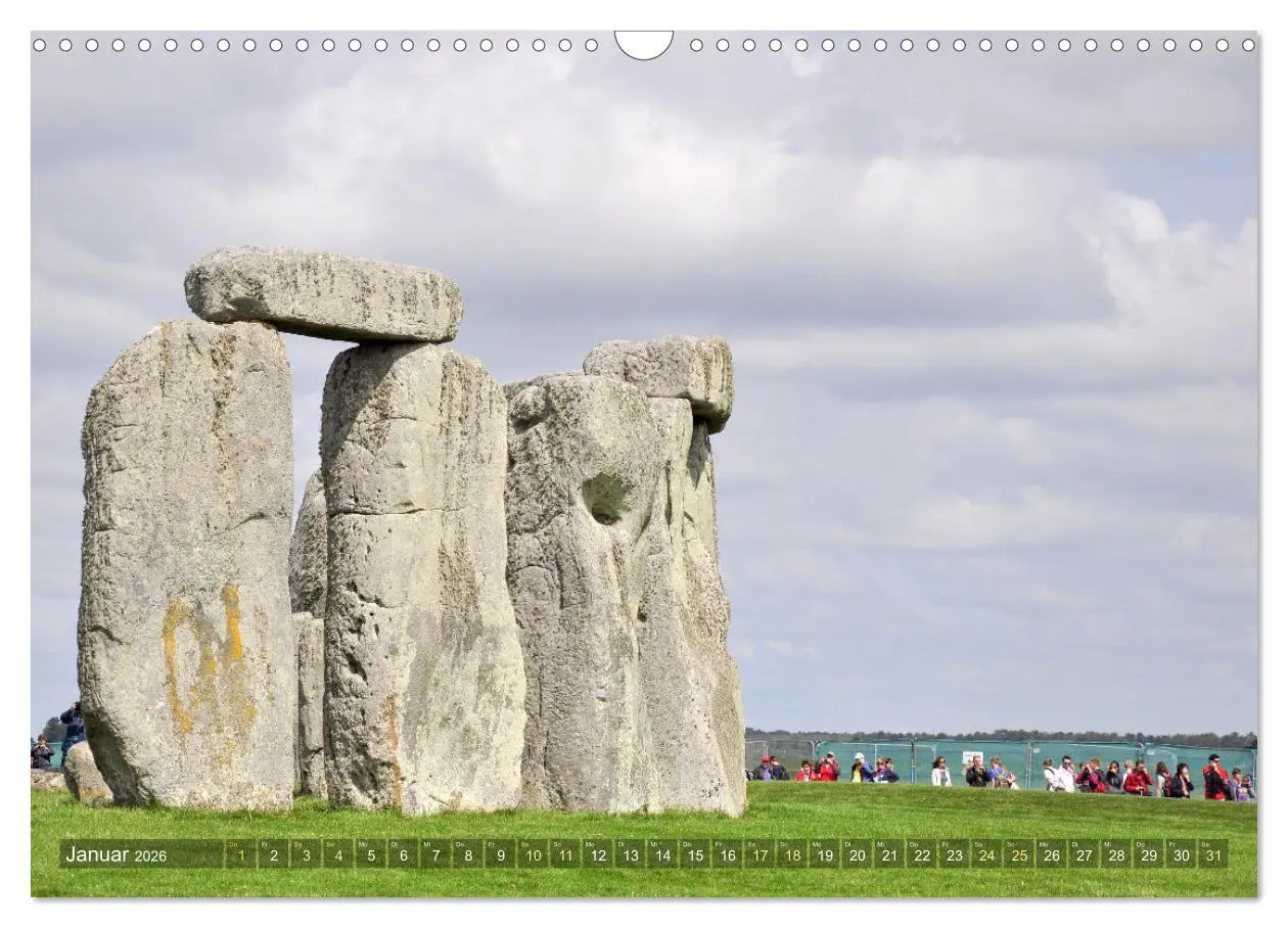 Bild: 9783457541395 | Geheimnisvolles Stonehenge (Wandkalender 2026 DIN A3 quer),...