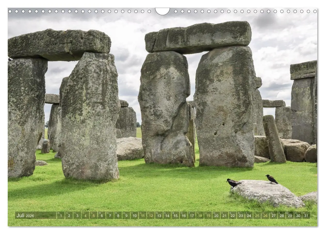Bild: 9783457541395 | Geheimnisvolles Stonehenge (Wandkalender 2026 DIN A3 quer),...