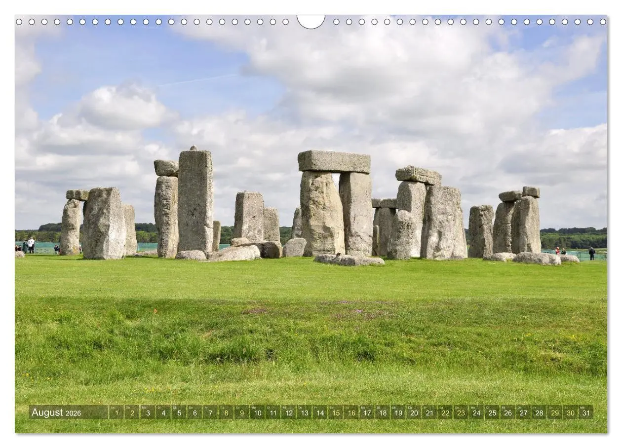 Bild: 9783457541395 | Geheimnisvolles Stonehenge (Wandkalender 2026 DIN A3 quer),...